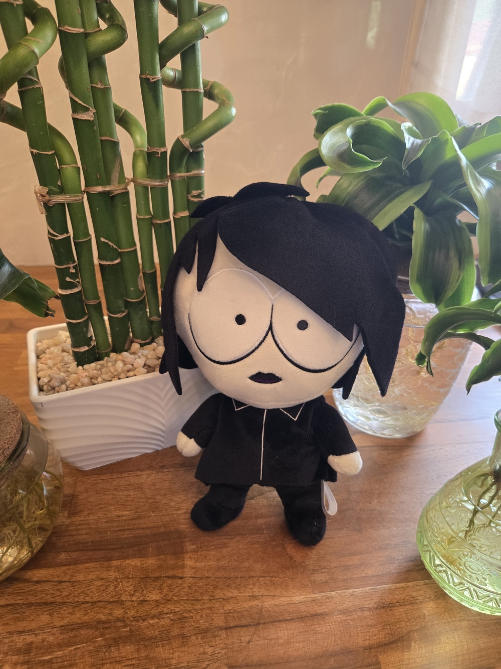 Kidrobot South Park Goth Kid Firkle Phunny Plush 8" Black Label Stuffed Toy